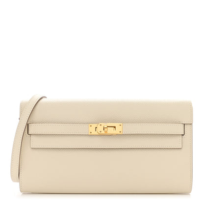 Hermes Epsom Kelly Wallet To Go Craie 1 of 11