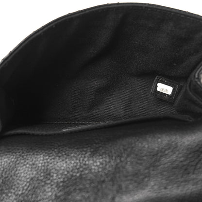 Chanel Grained Calfskin Quilted 2.55 Reissue Flap Belt Bag Clutch Black 5 of 10