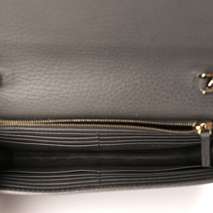 Gucci Dollar Calfskin Interlocking G Chain Wallet Loess 5 of 9