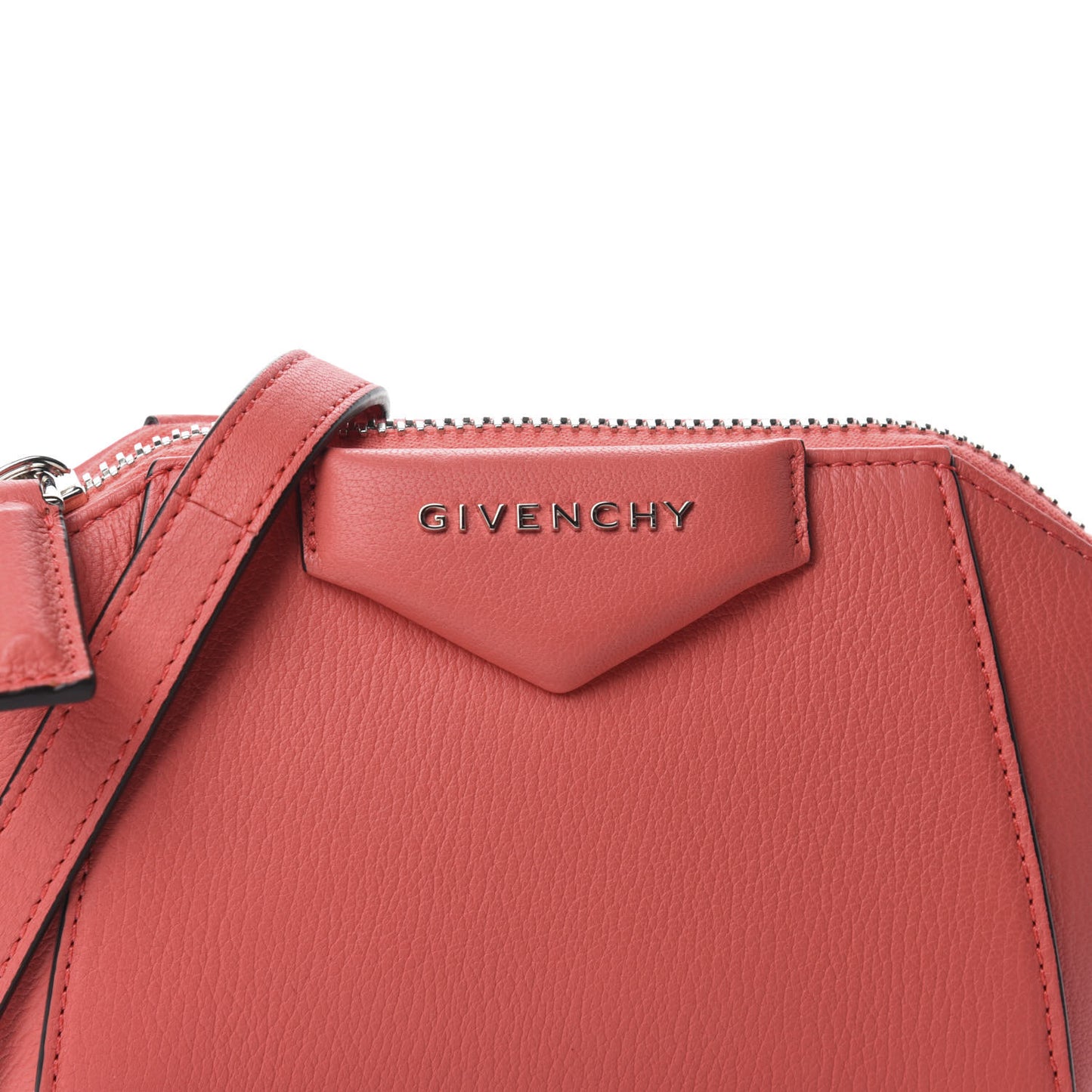 Sugar Goatskin Nano Antigona Coral