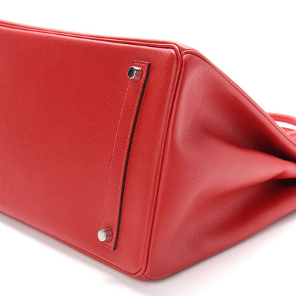 Hermes Epsom Birkin 35 Rouge Casaque 10 of 10