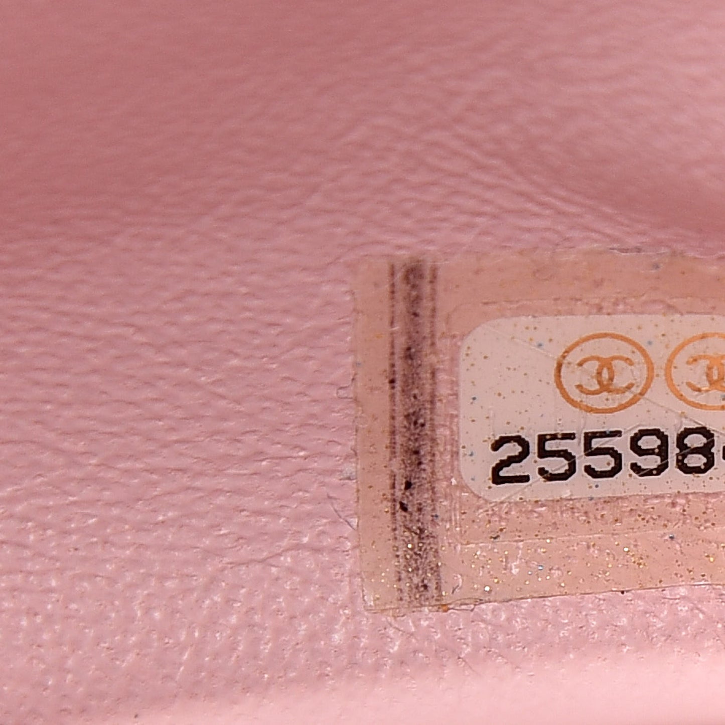 Lambskin Quilted Mini Square Flap Light Pink
