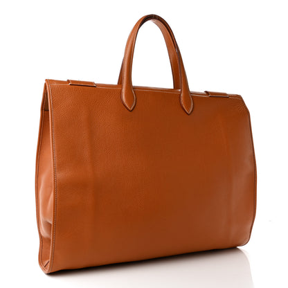 Hermes Taurillon Clemence Kaba GM Gold 2 of 11