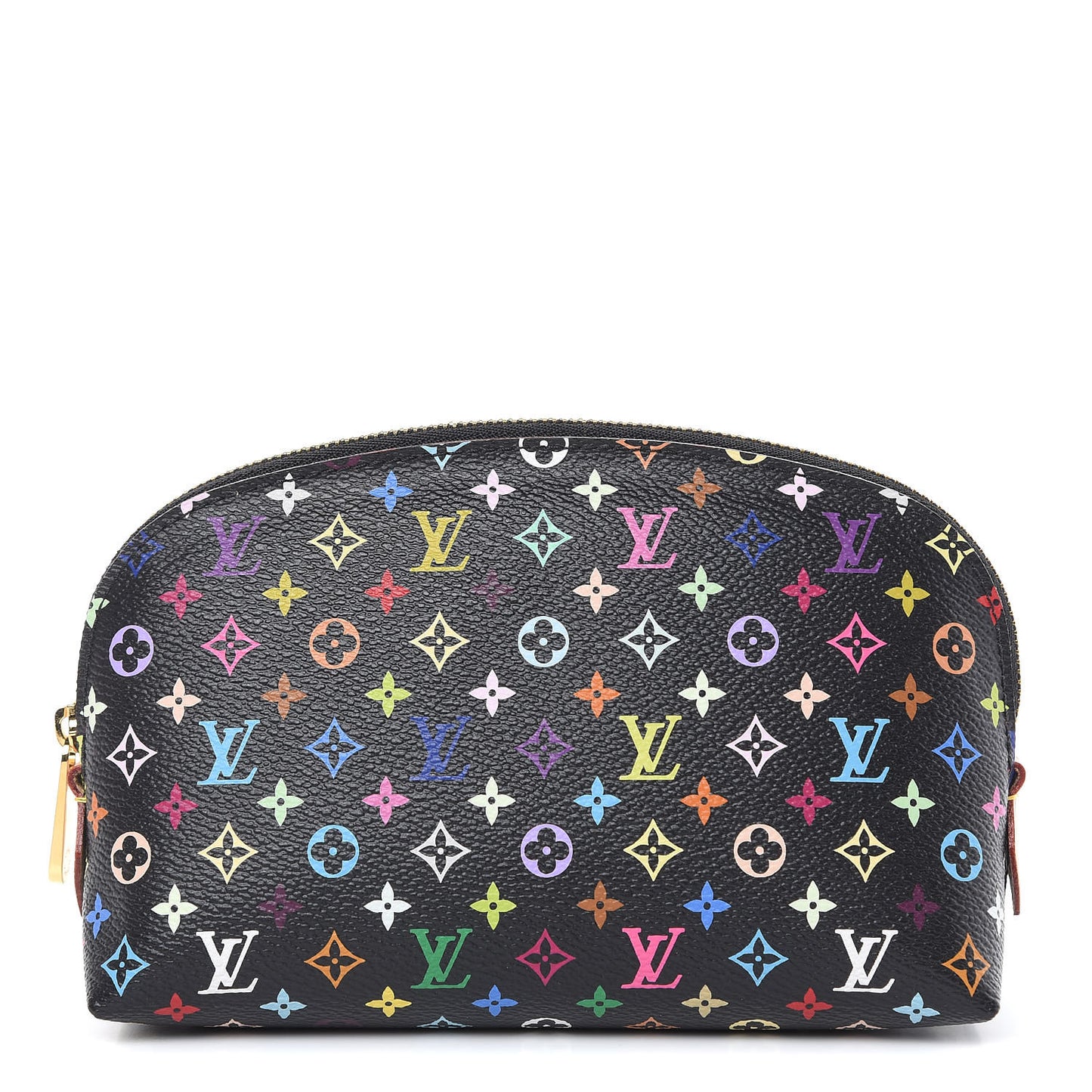 Monogram Multicolor Cosmetic Pouch Black Grenade