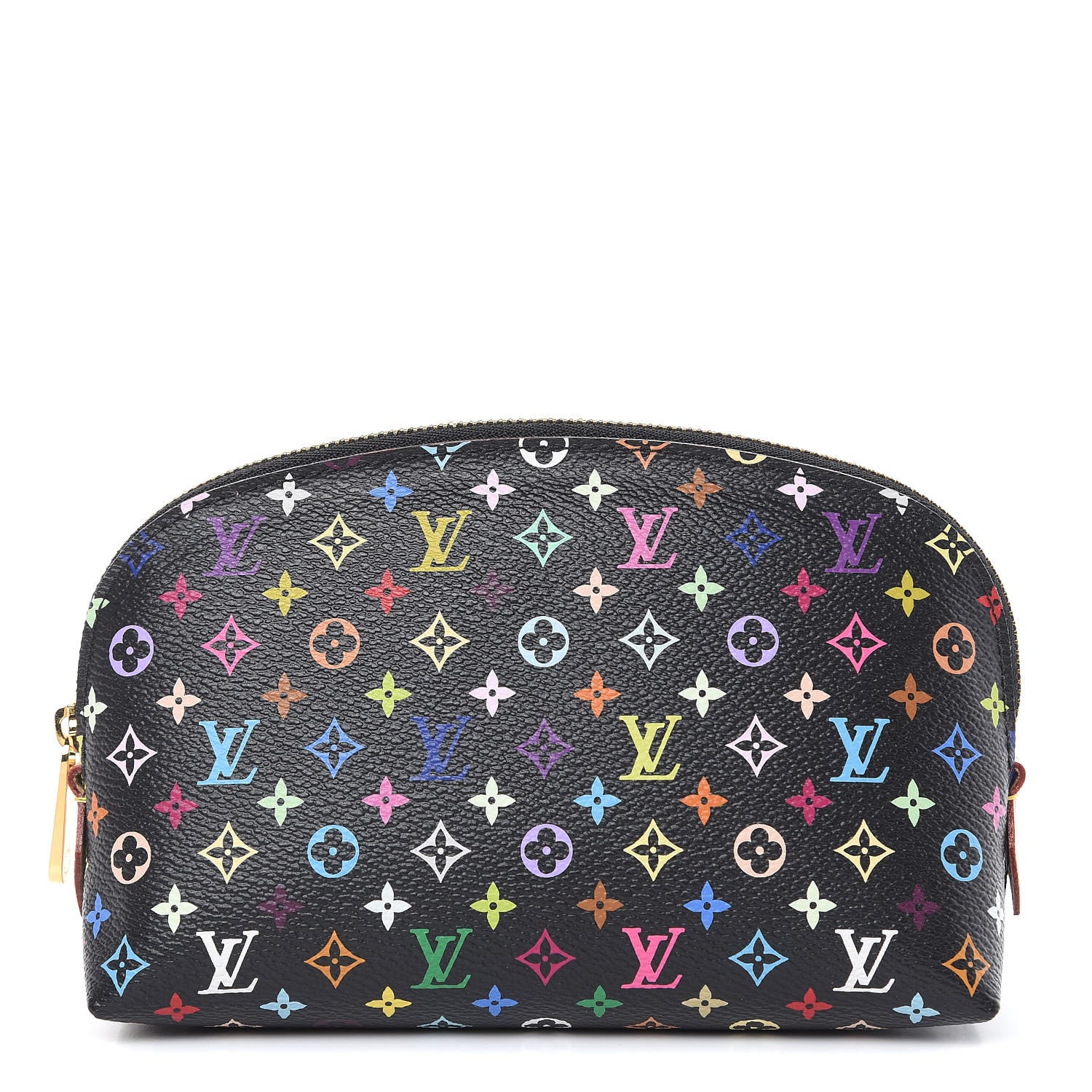 Louis Vuitton Monogram Multicolor Cosmetic Pouch Black Grenade 1 of 9