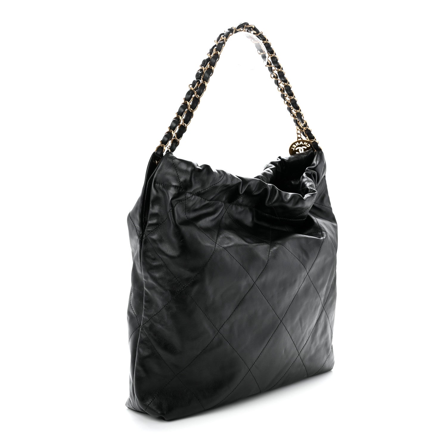 Chanel Calfskin Quilted Chanel 22 Black 4 of 11
