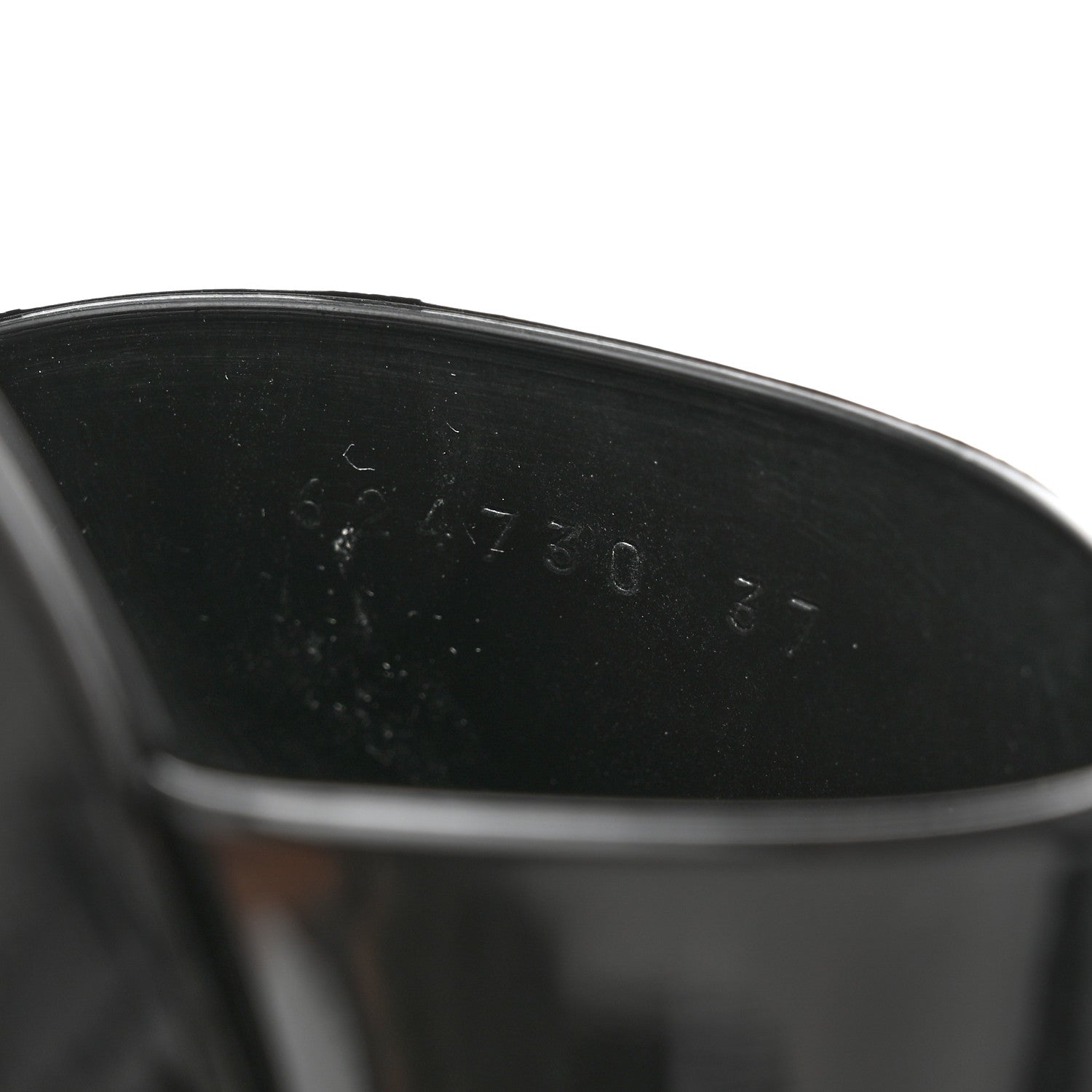 Gucci Rubber Gucci Logo Womens Platform 20/60mm Slide Sandals 37 Black 8 of 9