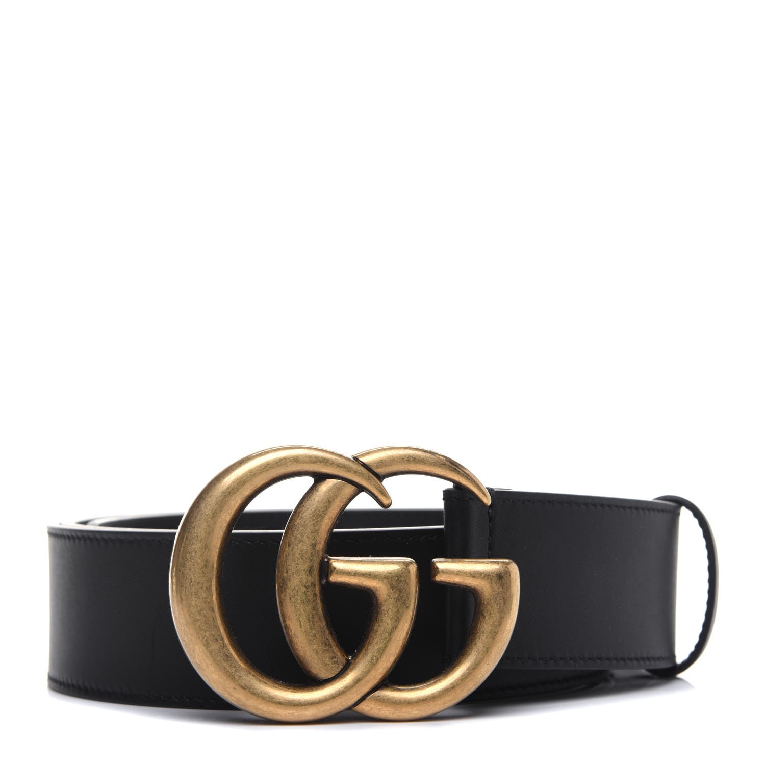 Gucci Calfskin Double G 40mm Belt 105 42 Black 1 of 6
