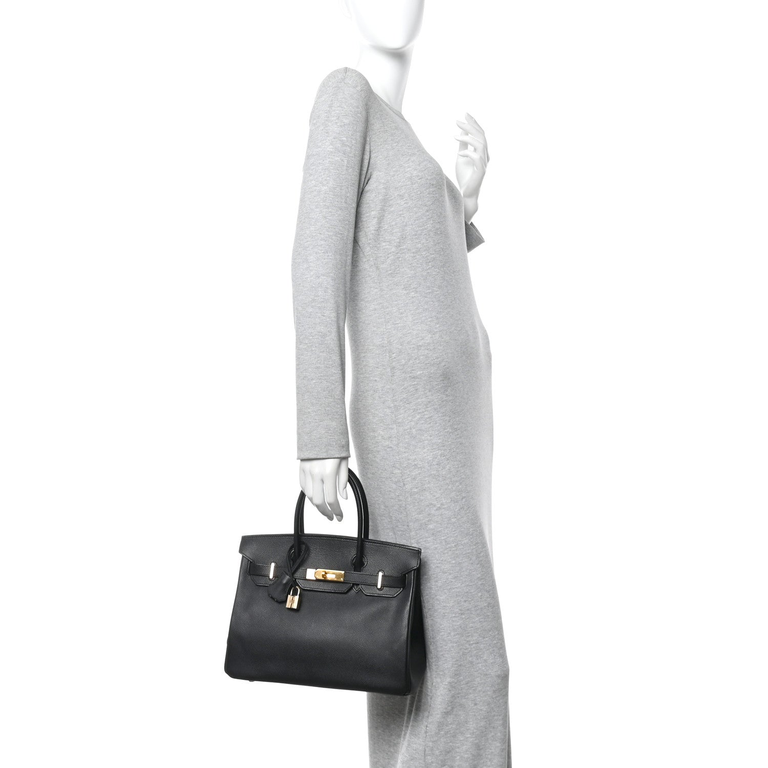 Hermes Epsom Birkin 30 Black 2 of 12