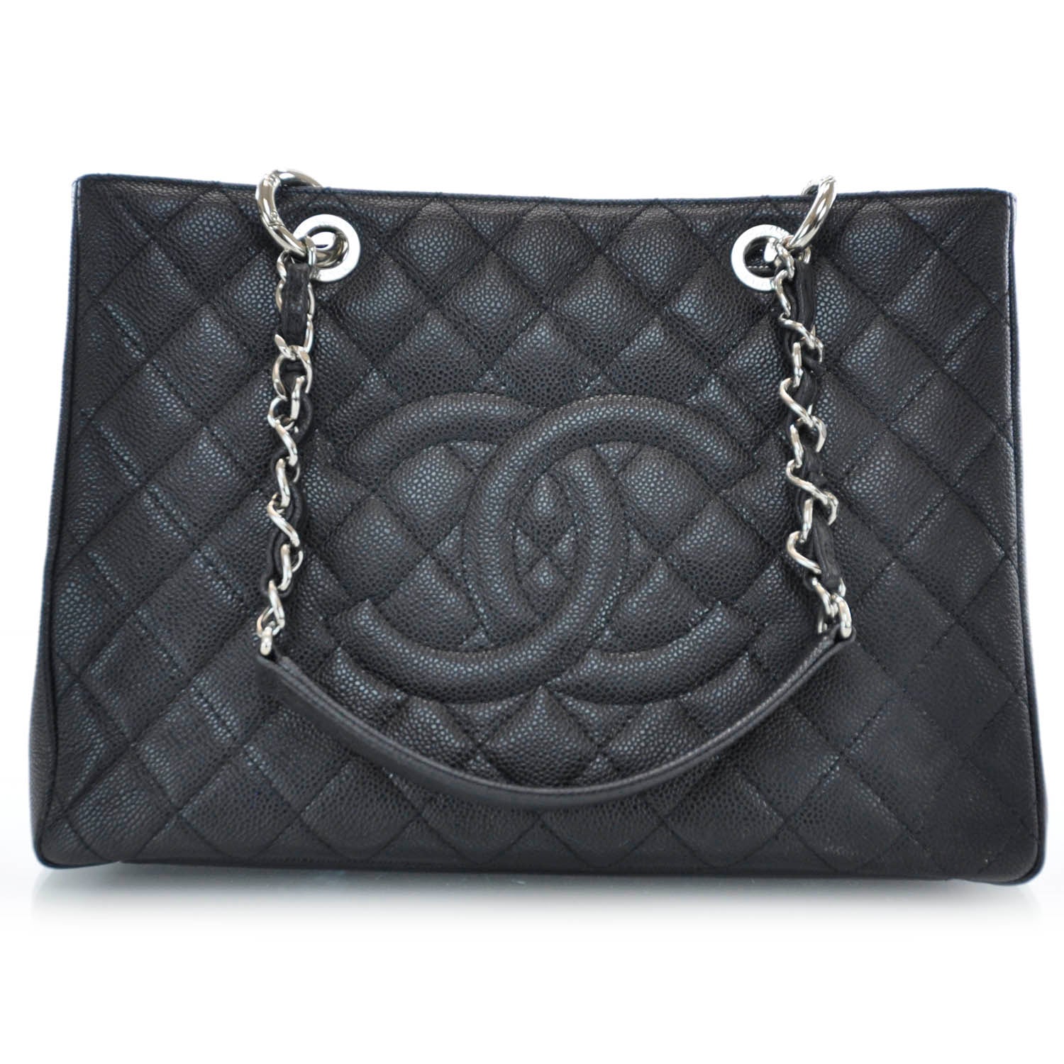 Chanel Caviar Grand Shopping Tote GST Black 1 of 9