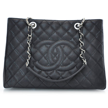 Chanel Caviar Grand Shopping Tote GST Black 1 of 9
