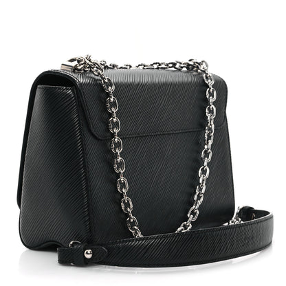 Louis Vuitton Epi Twist Shoulder Bag MM Black 4 of 13