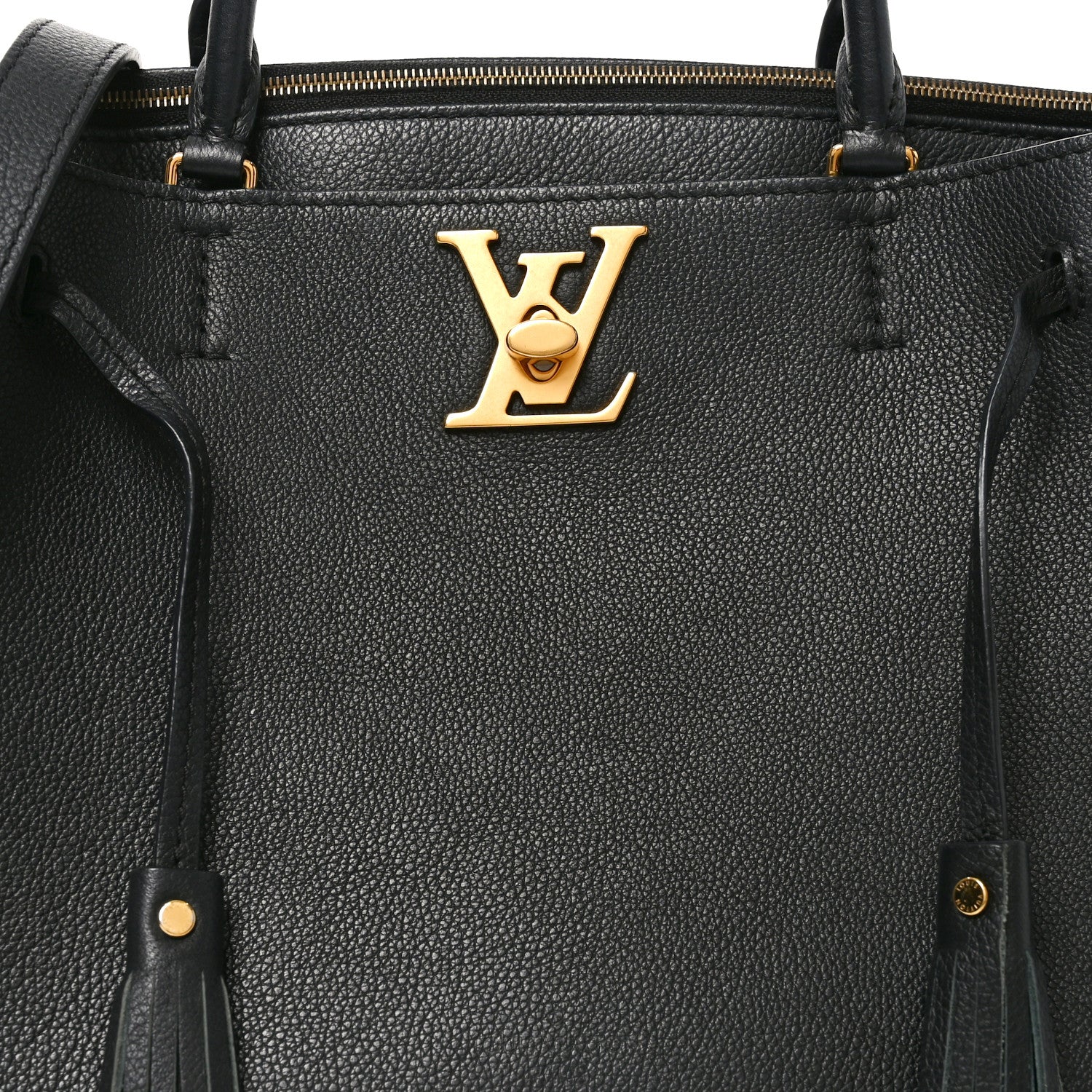Louis Vuitton Calfskin Lockmeto Black 7 of 9