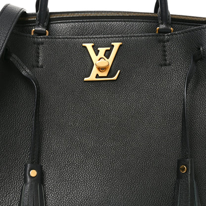 Louis Vuitton Calfskin Lockmeto Black 7 of 9