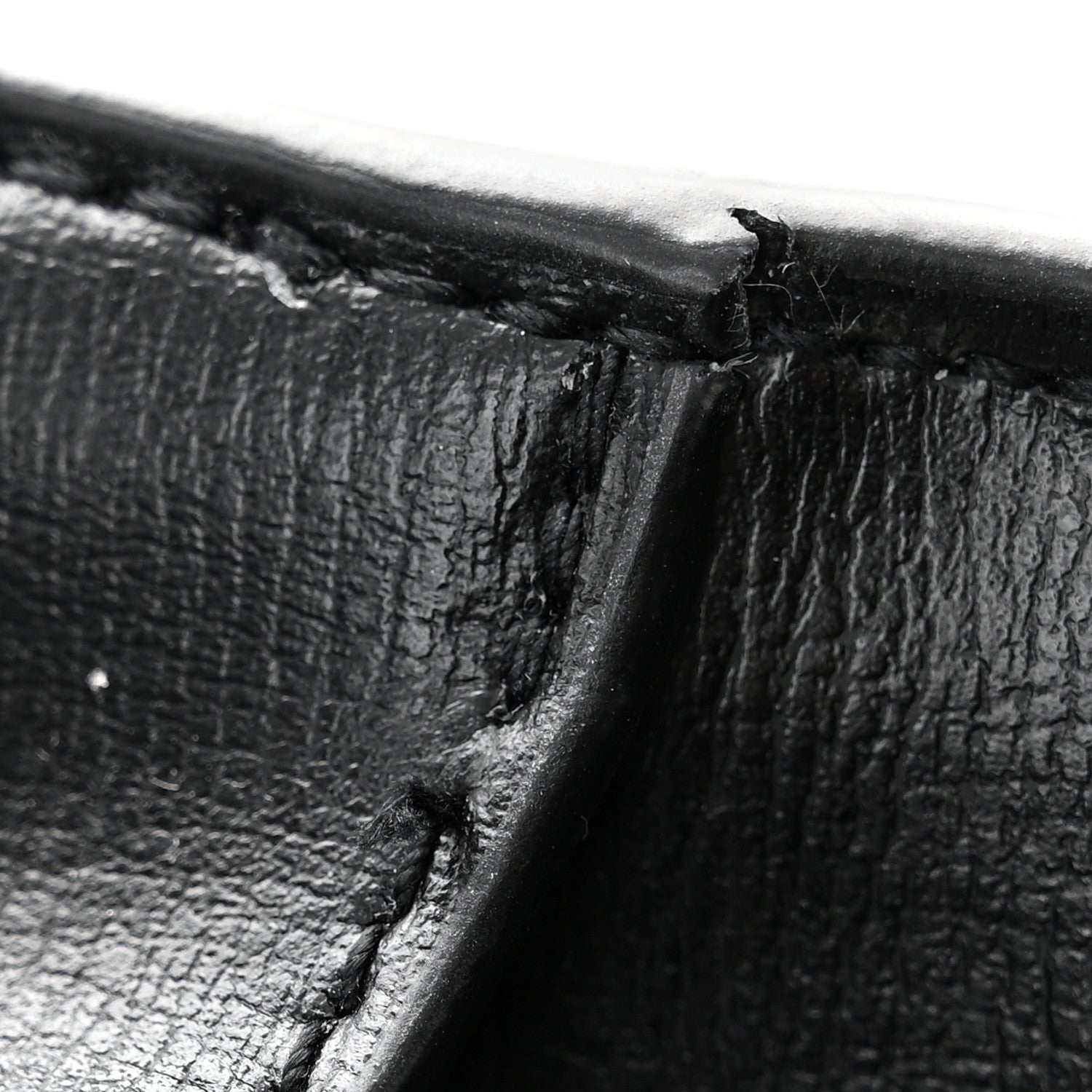Saint Laurent Calfskin Large Monogram Sunset Black 9 of 9
