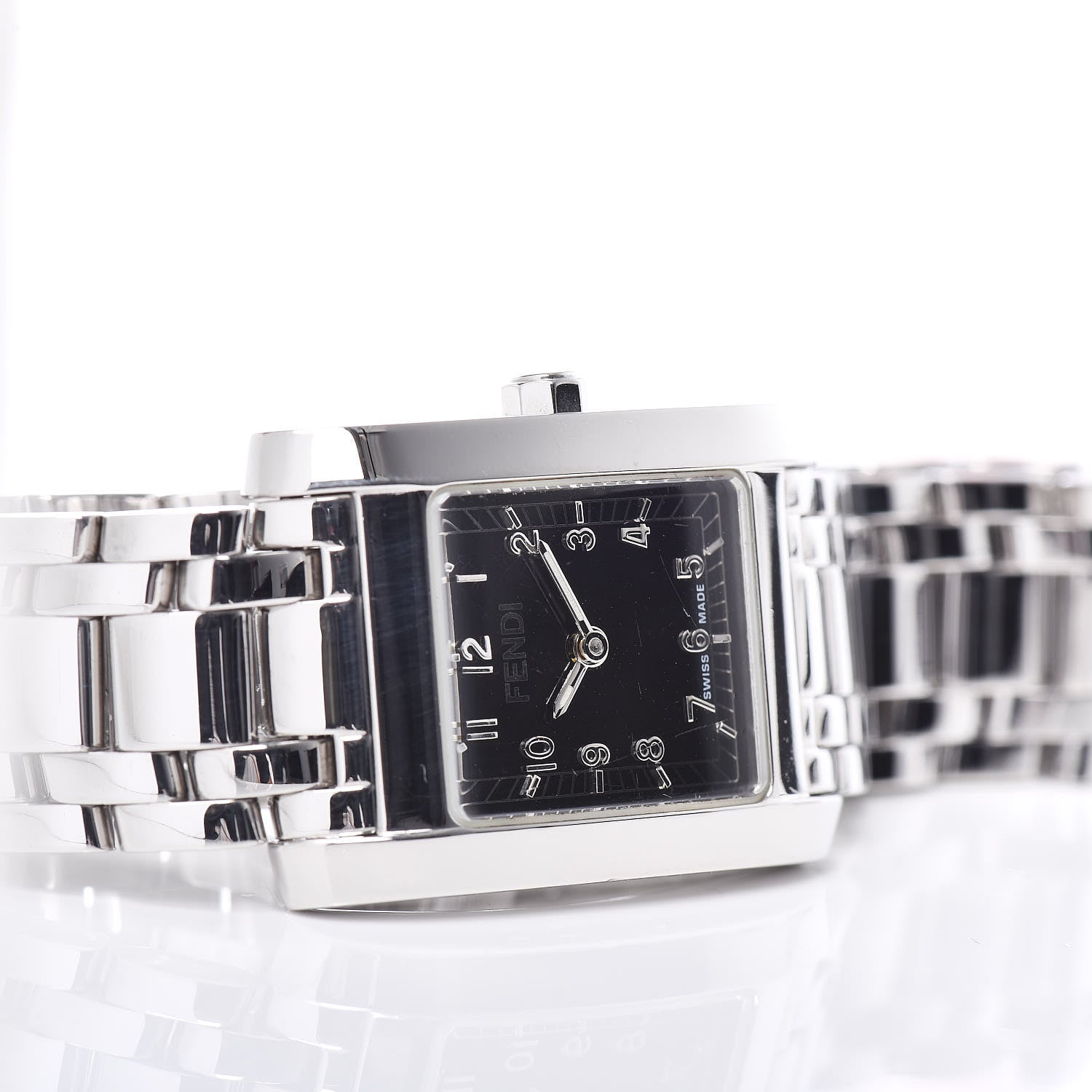 Fendi Stainless Steel 21mm Quartz Watch Black 7 of 7
