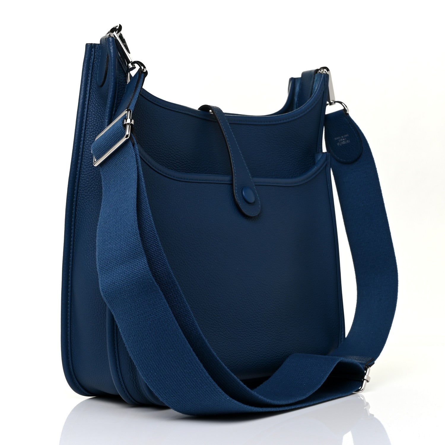 Hermes Taurillon Clemence Evelyne III PM Deep Blue 2 of 10