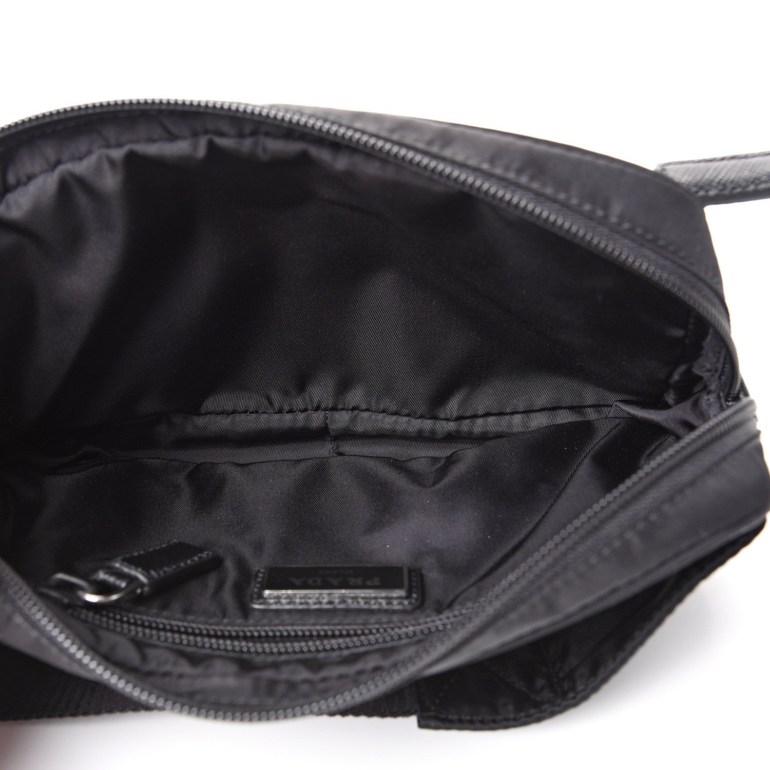 Prada Tessuto Nylon Belt Bag Black 4 of 9