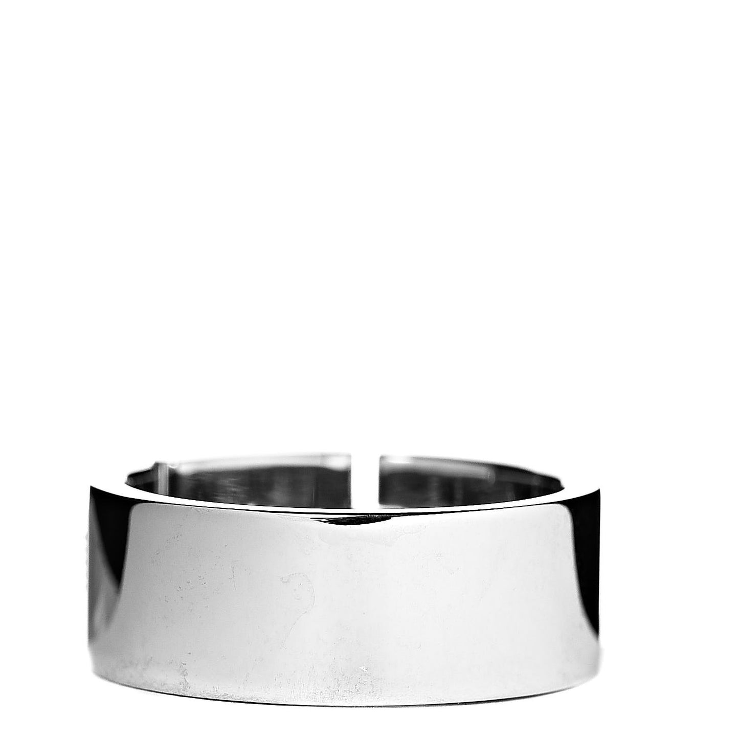 18K White Gold Diamond Maillon Panthere Band Ring 54 6.75