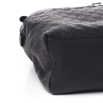 Gucci Guccissima Classic Backpack Black 7 of 11