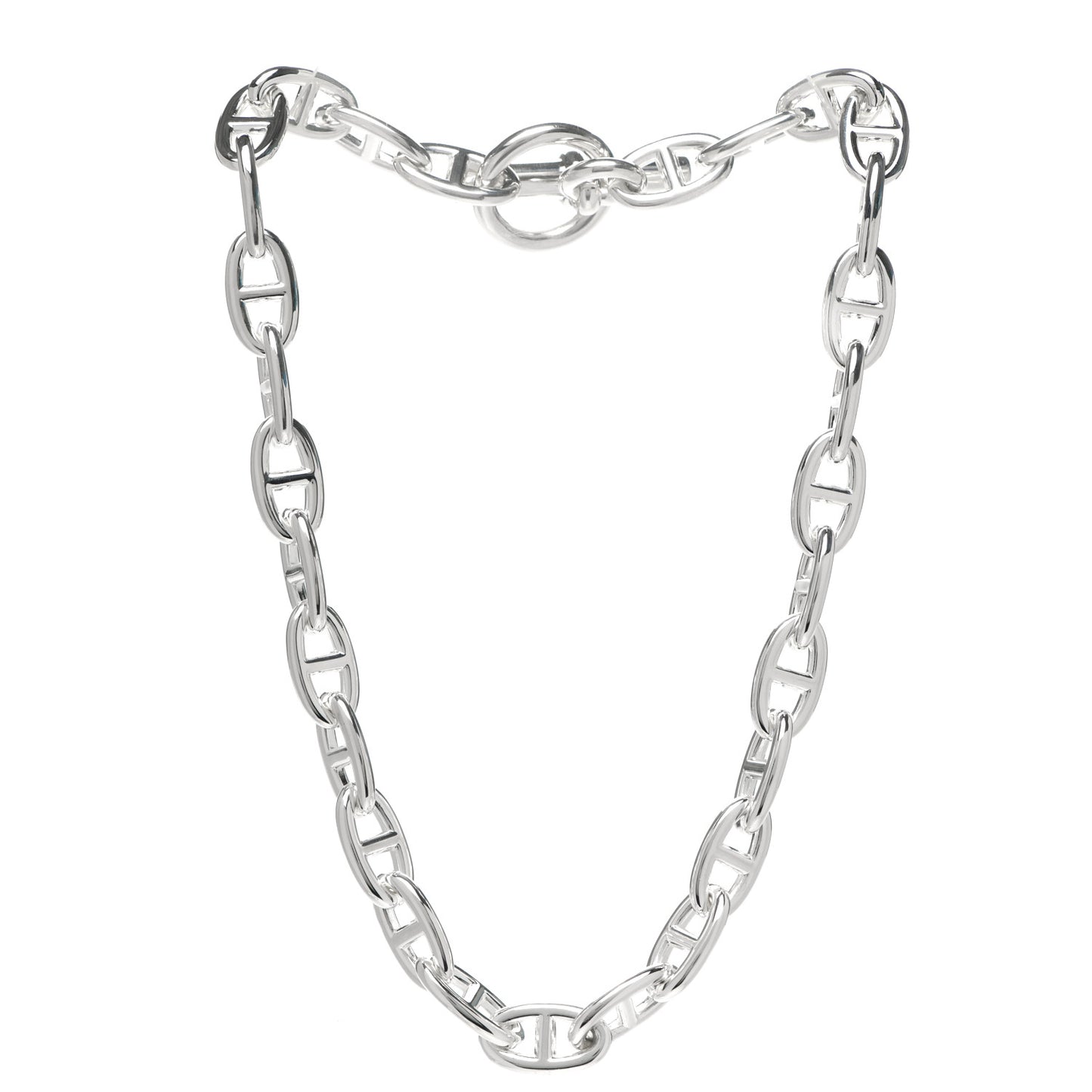 Sterling Silver GM Chaine D'Ancre Necklace