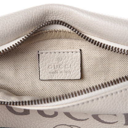 Gucci Grained Calfskin Small Logo Belt Bag White 6 of 7