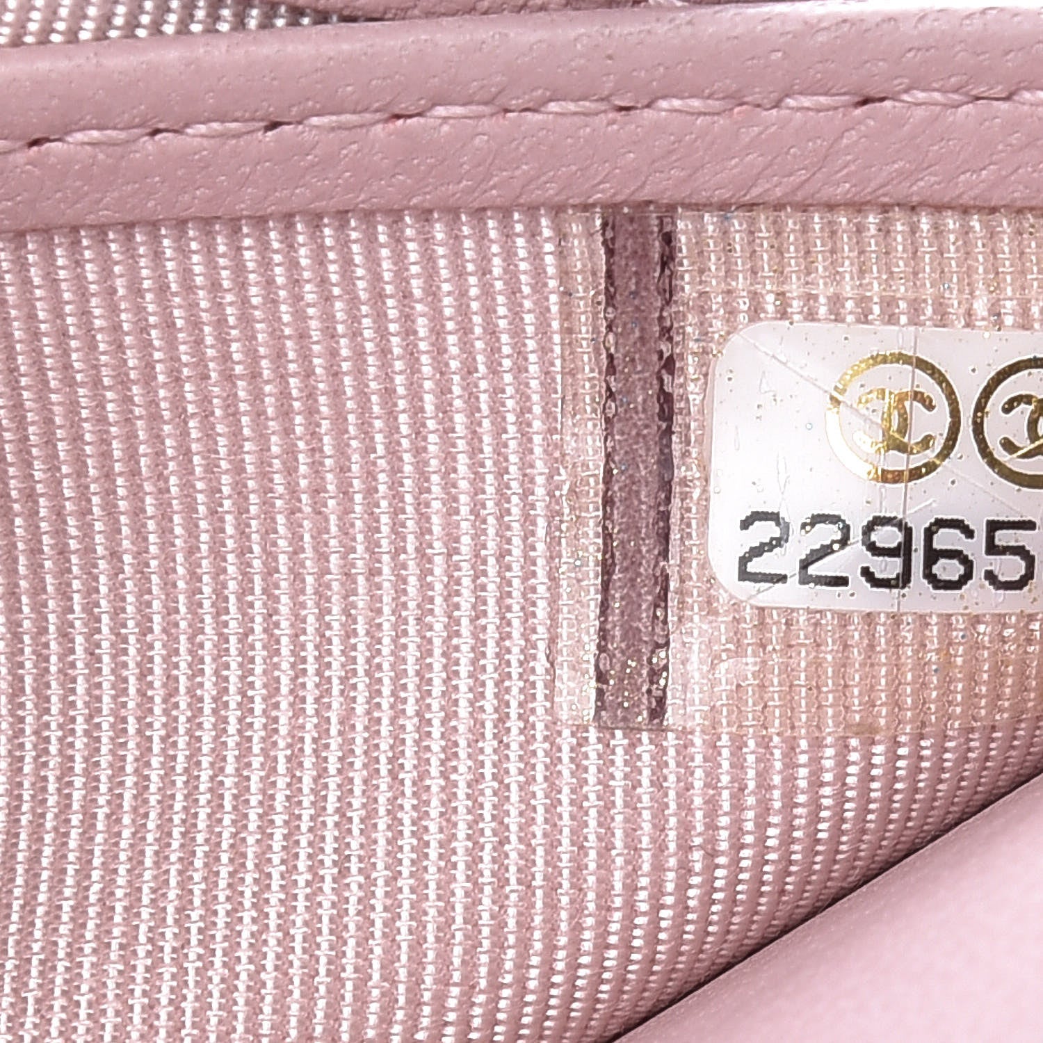 Chanel Calfskin Chevron Quilted Compact Flap Wallet Pink 8 of 9
