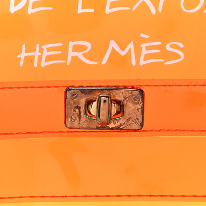 Hermes Vinyl Souvenir De L'Exposition Kelly Orange 8 of 13