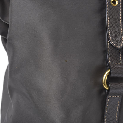 Prada Tessuto Nylon Saffiano Jacquard Logo Tote Grey 12 of 14