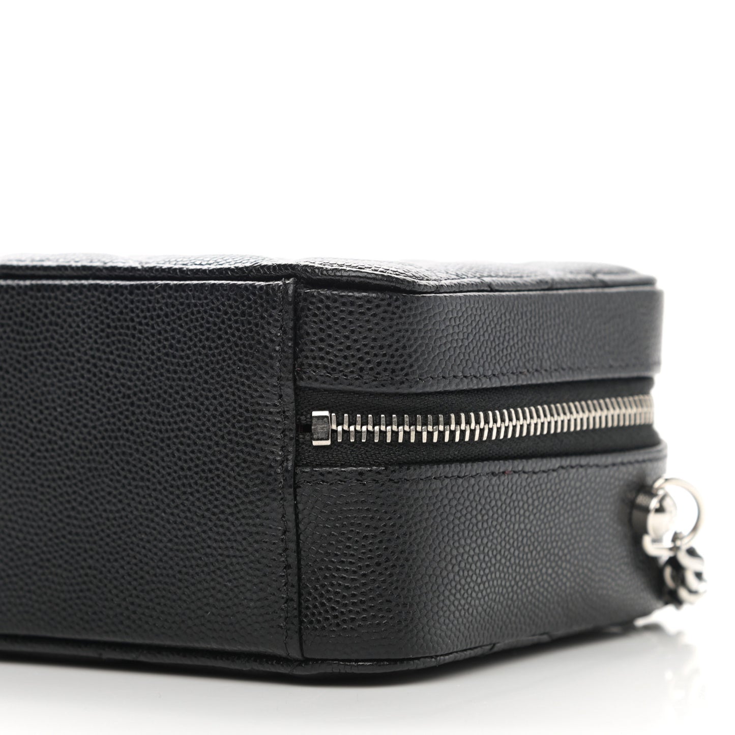 Caviar Quilted Camera Bag Black