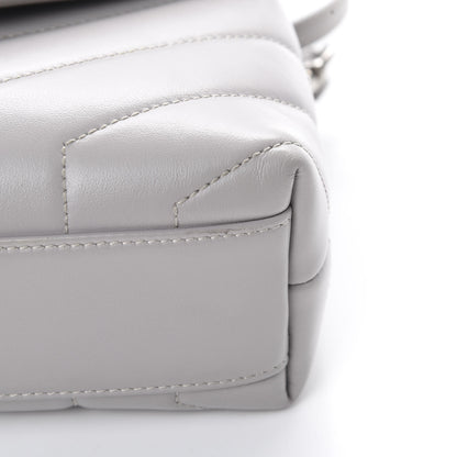 Saint Laurent Calfskin Y Quilted Monogram Toy Loulou Satchel Granite 11 of 15