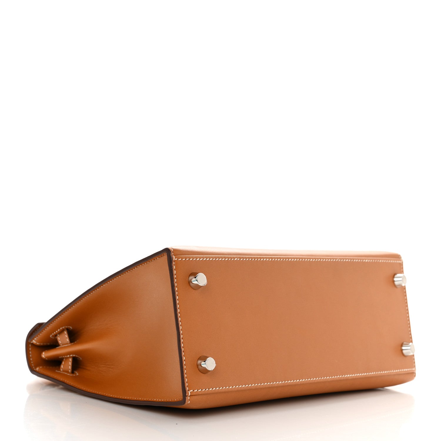 Hermes Veau Butler Kelly Sellier 25 Natural Sable 4 of 12