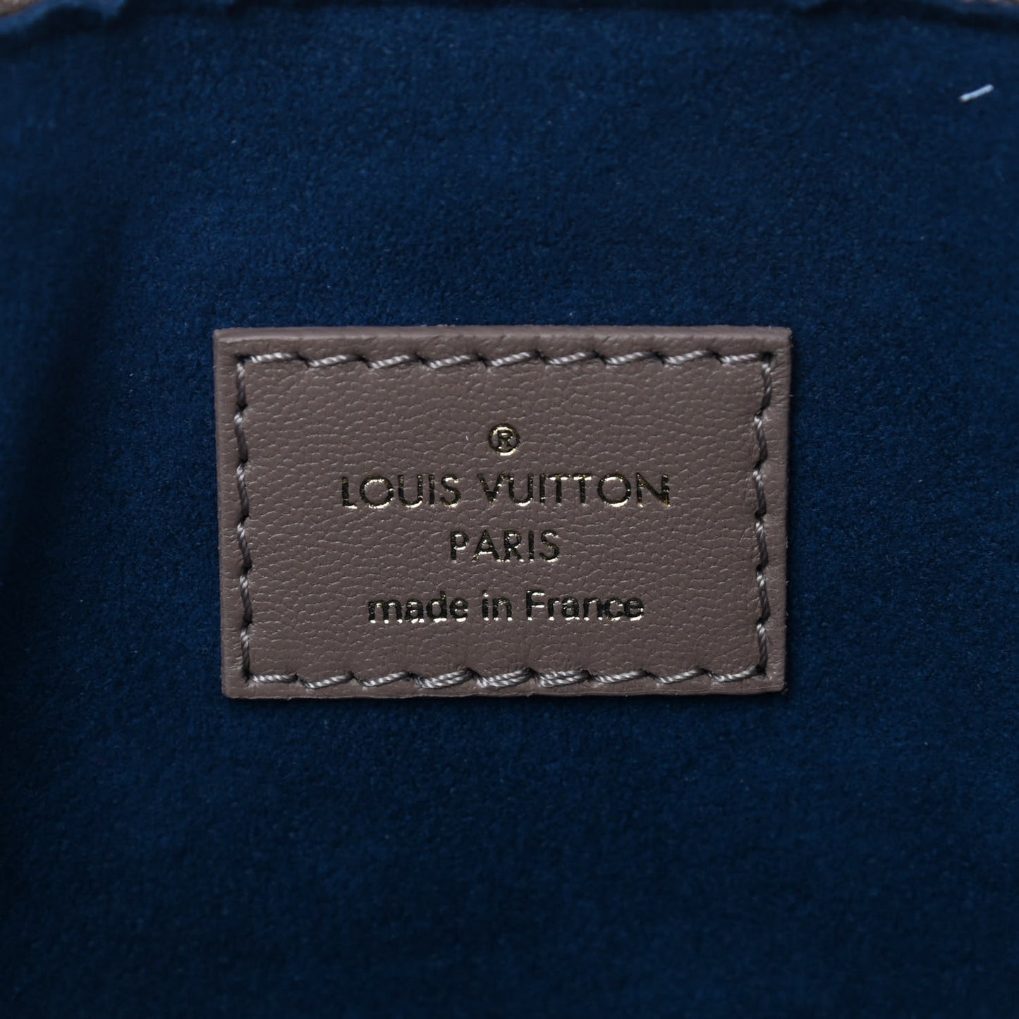 Lambskin Embossed Monogram Coussin PM Taupe