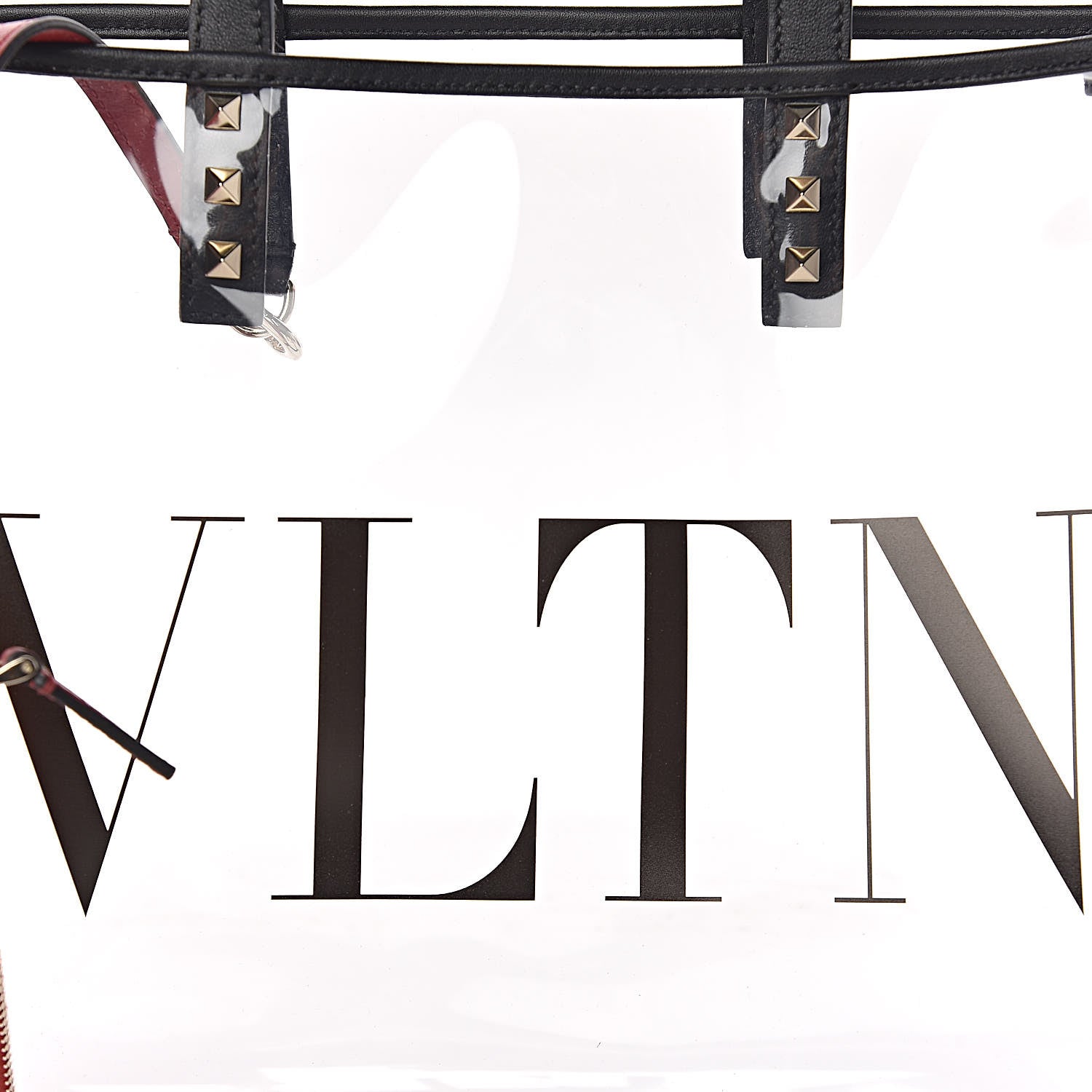 Valentino Garavani Plexy VLTN Shopping Bag Transparent 9 of 9