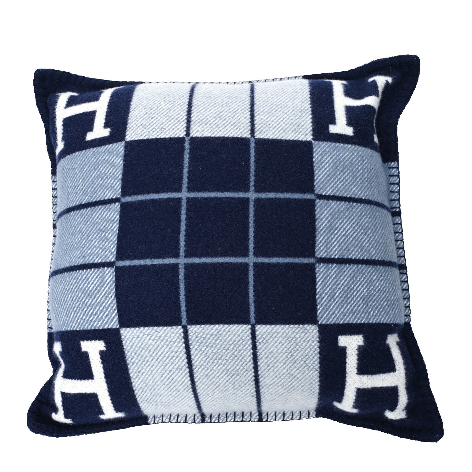 Hermes Wool Cashmere Avalon III Pillow PM Ecru Caban 1 of 4