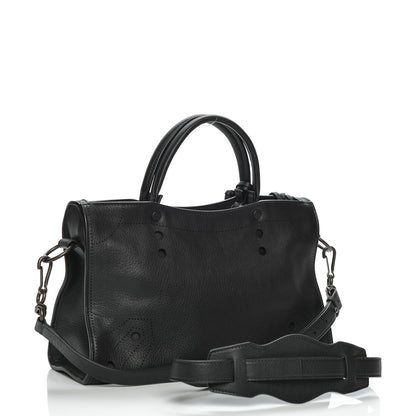 Balenciaga Veau Grana Blackout Hardware Perforated S City Black 3 of 7