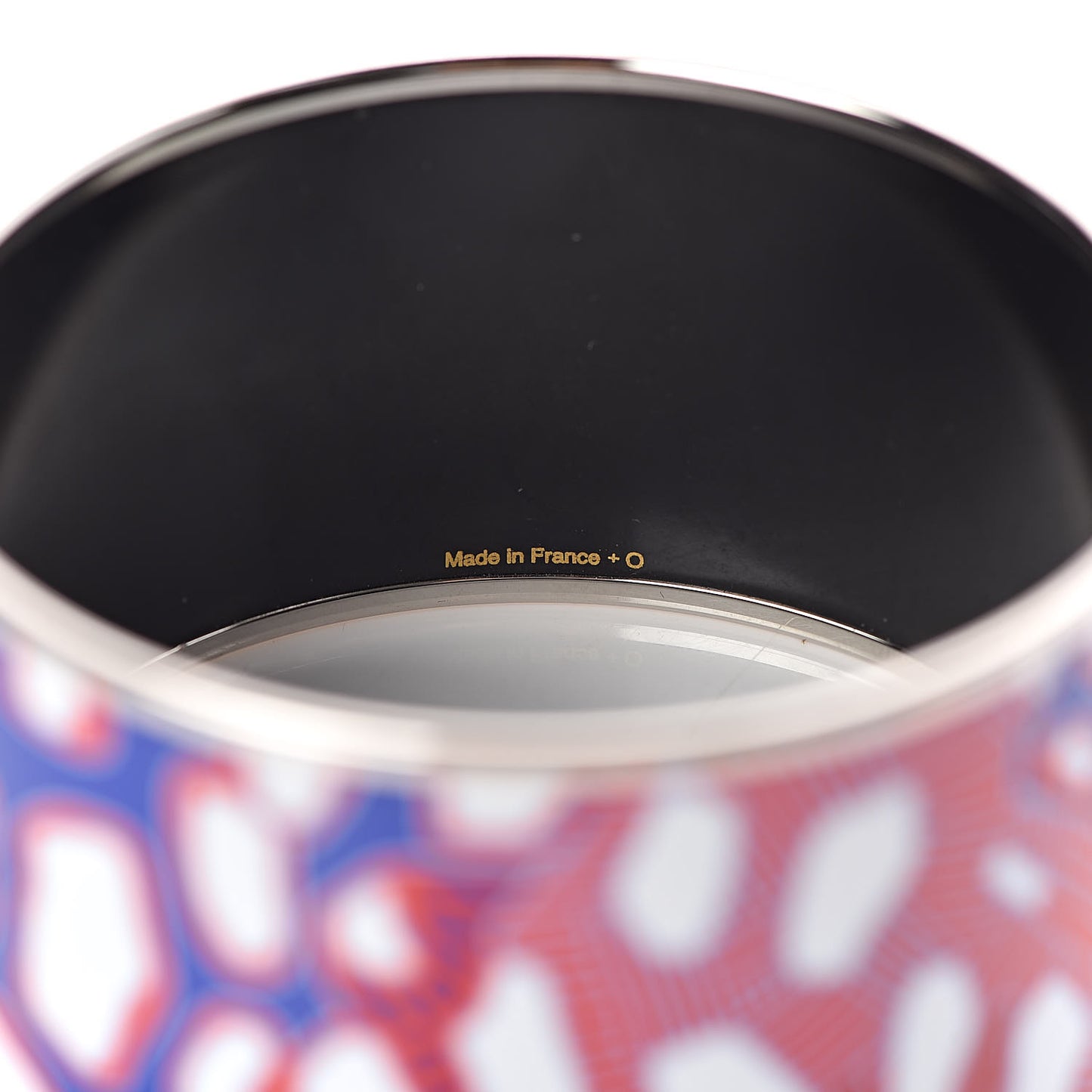 Enamel Printed Grand Fonds Extra Wide Bracelet 65