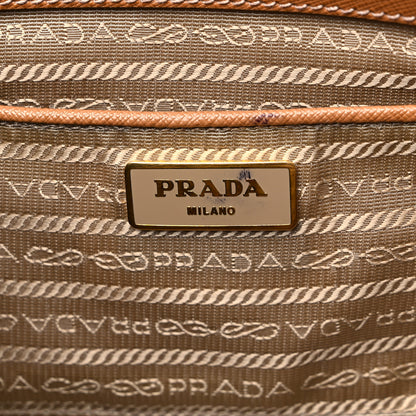 Prada Saffiano Large Galleria Double Zip Tote Caramel 6 of 21