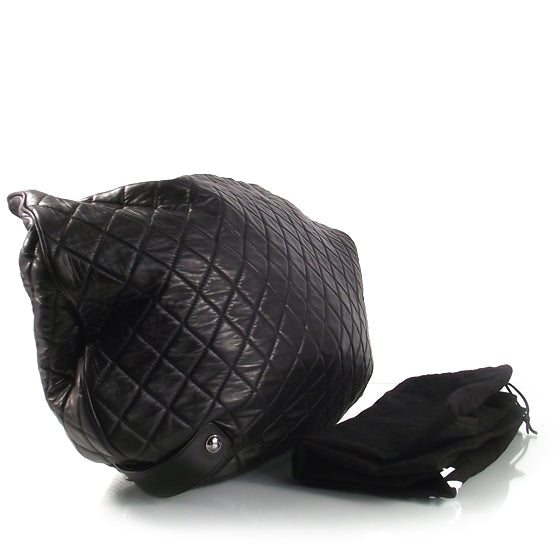 Chanel Lambskin Chain Mail Hobo Black 3 of 10