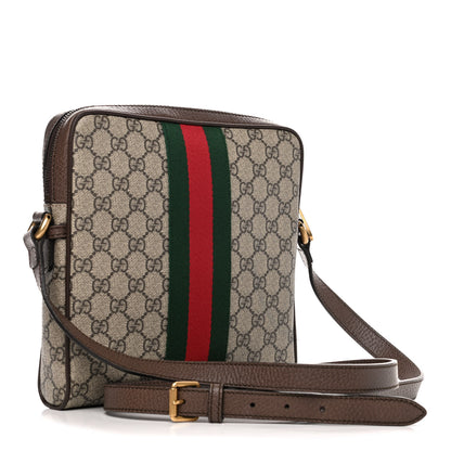 Gucci GG Supreme Monogram Web Small Ophidia Messenger Bag Brown 2 of 5