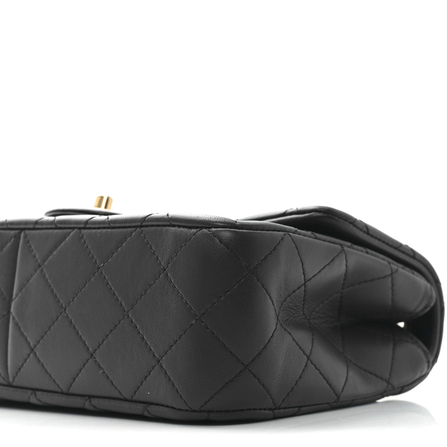 Chanel Lambskin Quilted Small Sweet Camellia Flap Navy 10 of 10