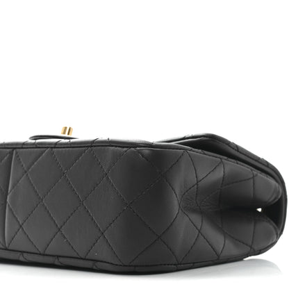 Chanel Lambskin Quilted Small Sweet Camellia Flap Navy 10 of 10