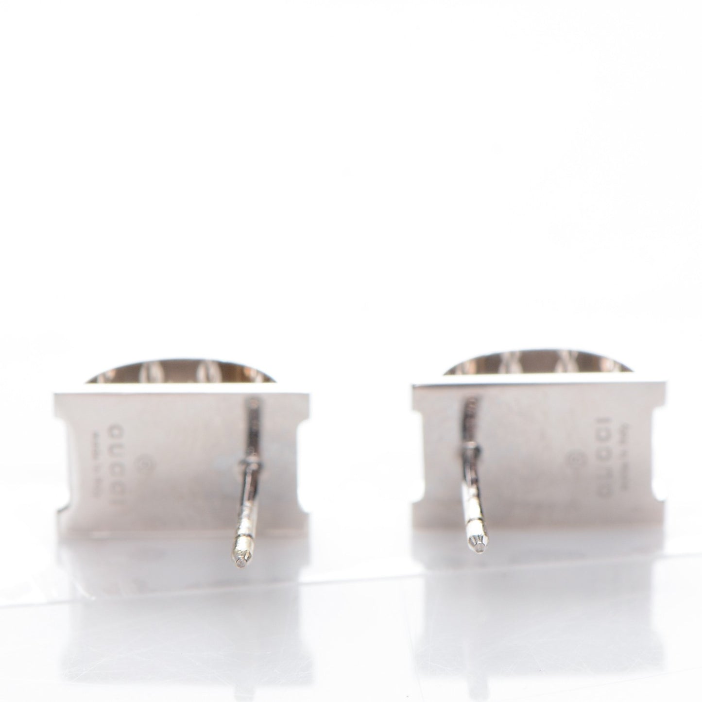 18K White Gold Icon Twirl Earrings