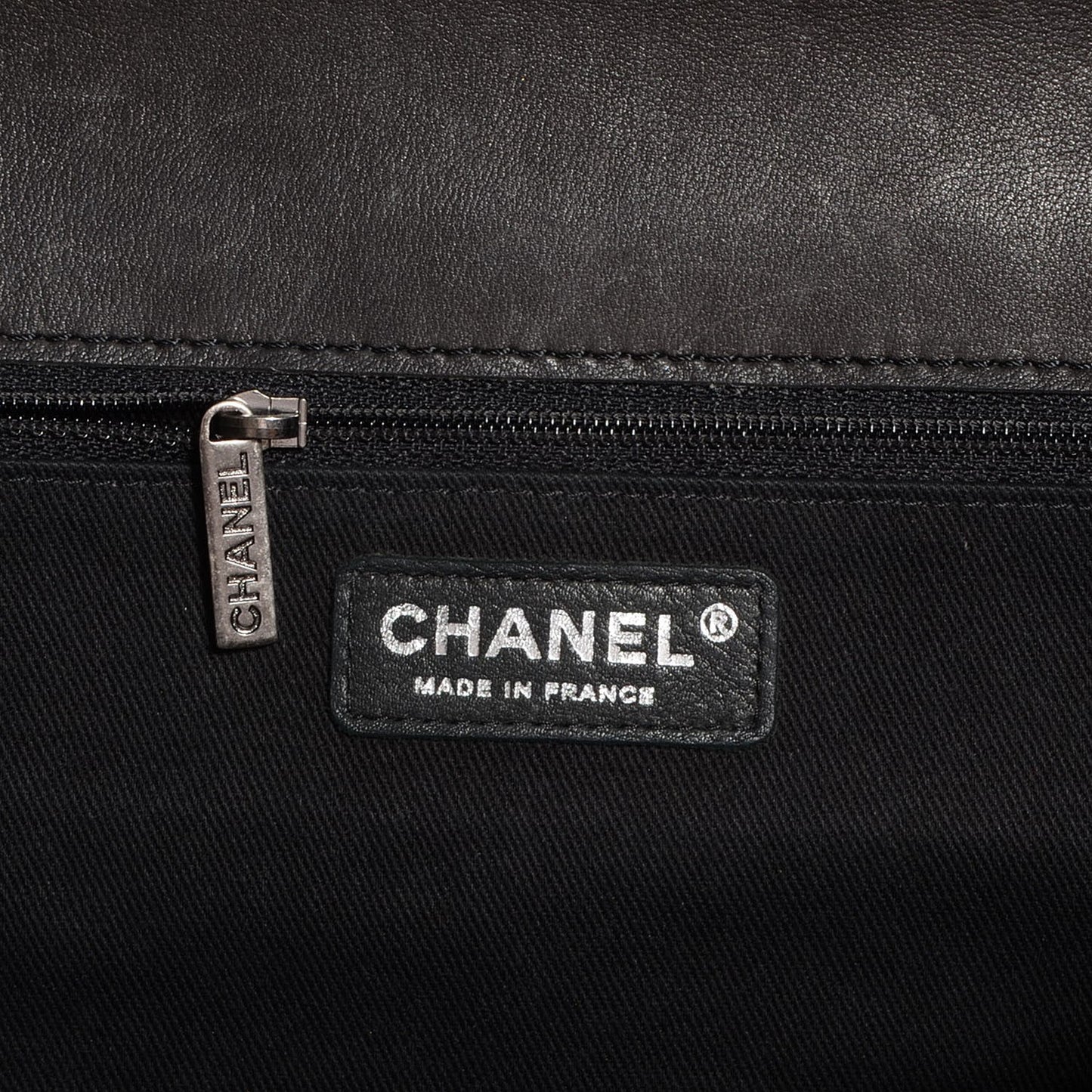 Calfskin Quilted Large Ride My Bag Messenger Black