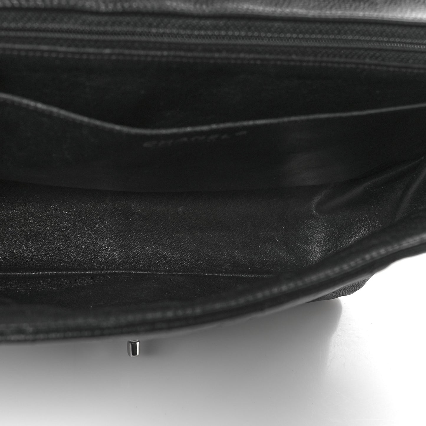Caviar Quilted Jumbo Single Flap Black