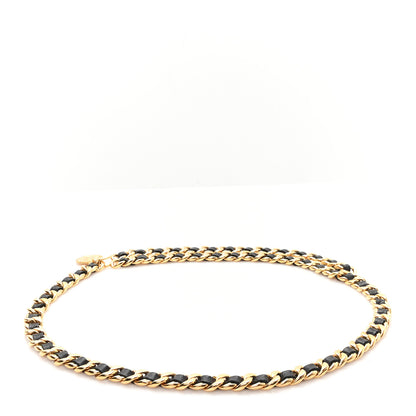 Chanel Lambskin Chain CC Medallion Belt Black Gold 2 of 4