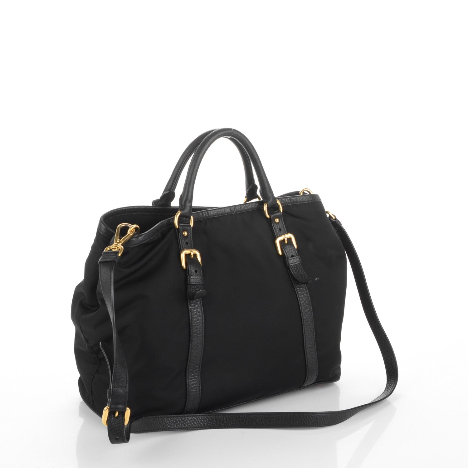 Prada Tessuto Nylon Tote Nero Black 4 of 9