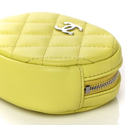 Chanel Lambskin Quilted Zip Around Classic Coin Purse Vert 10 of 11