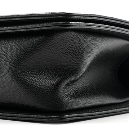 Chanel Caviar Quilted Medium Boy Flap Black 10 of 11