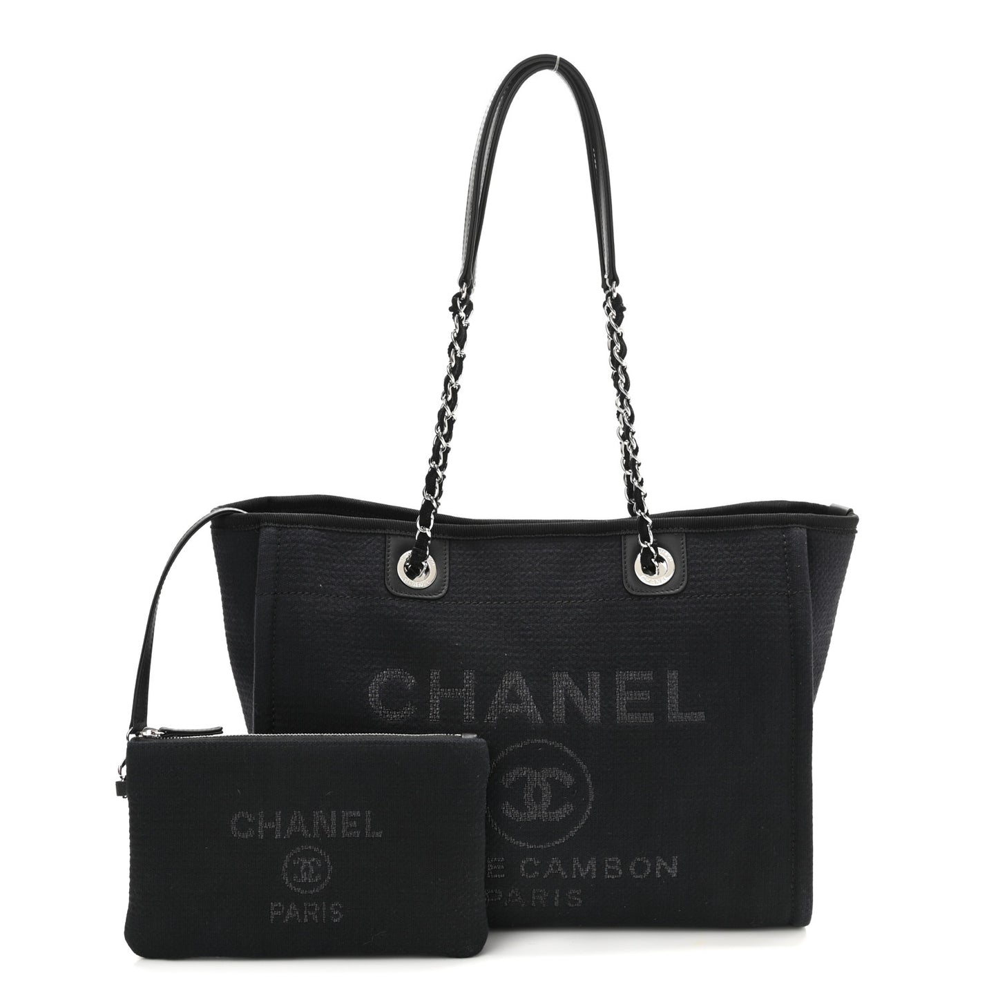 Mixed Fibers Small Deauville Tote Black